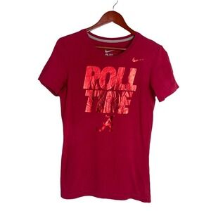 Nike Alabama Crimson Tide Roll Tide Graphic T Shirt Womens Large